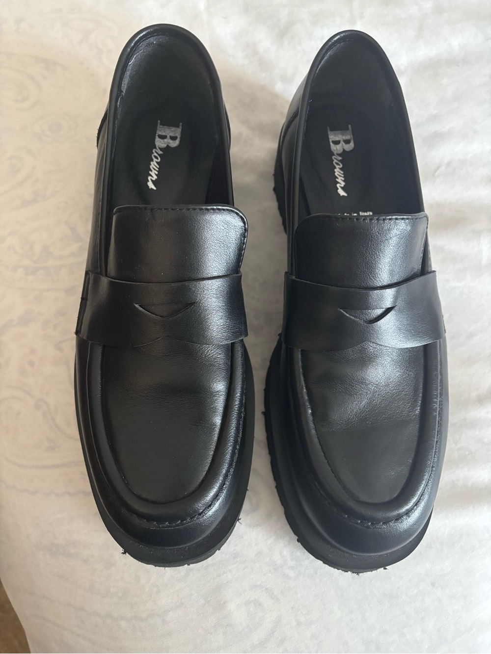 Gorgeous Black Leather Loafers for Women
